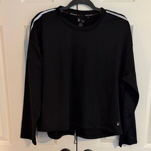 Spyder Active Black Crew Neck Long Sleeve
